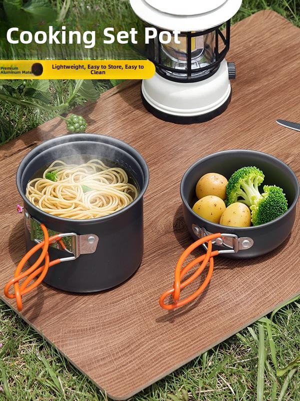 Camping Cooking Essentials Kit - Portable Outdoor Camping Cooking Utensils Set