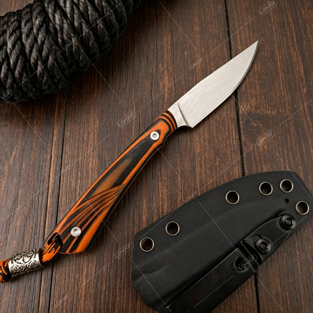Camping Cooking Knife With Sheath - Portable Outdoor Activity Essential Straight Knife