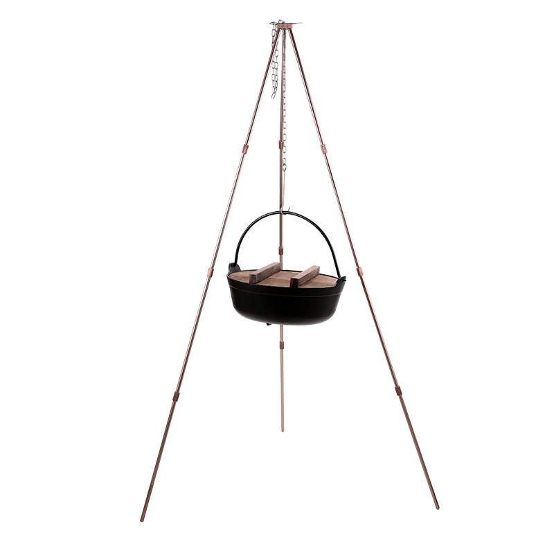 Camping Cooking Tripod - CAMPINGMOON MS-105-BK MS-105-BRZ Outdoor Camping Picnic