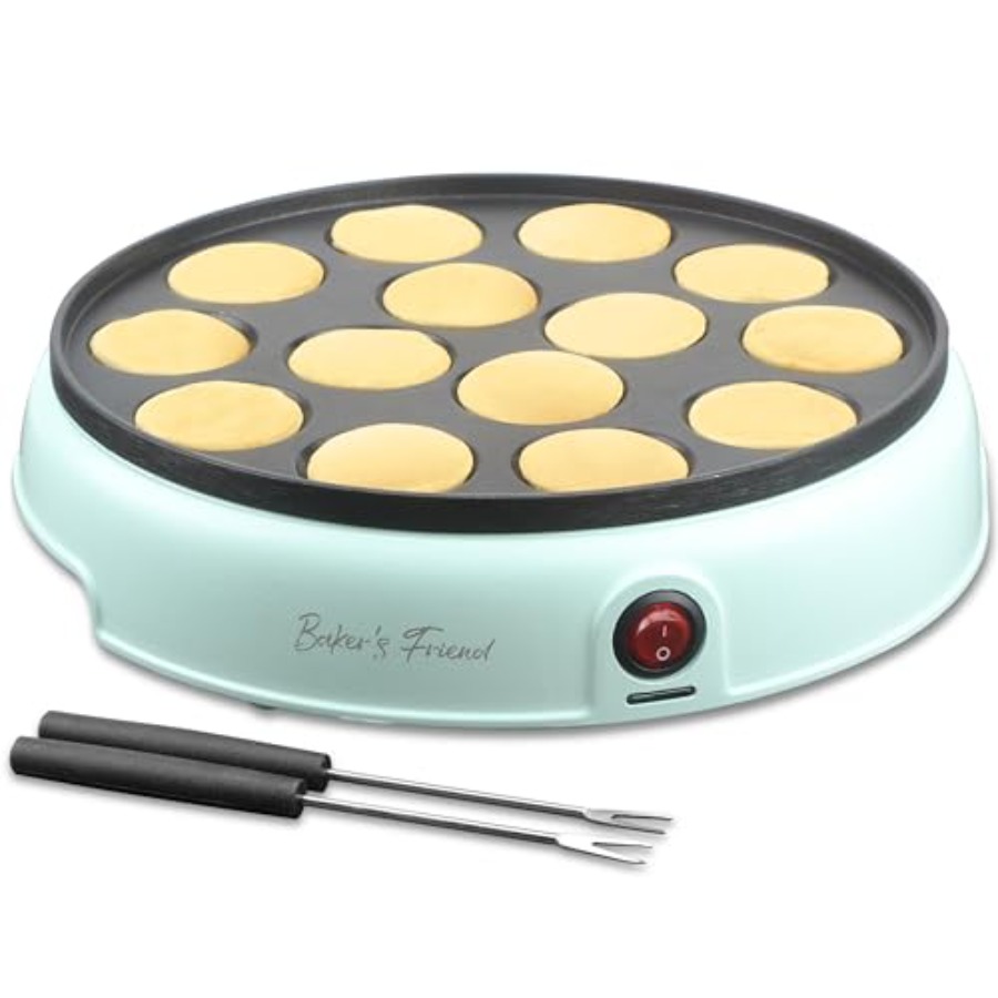 Camping Cooking Griddle - Mini Pancakes Maker Machine Dutch Mini