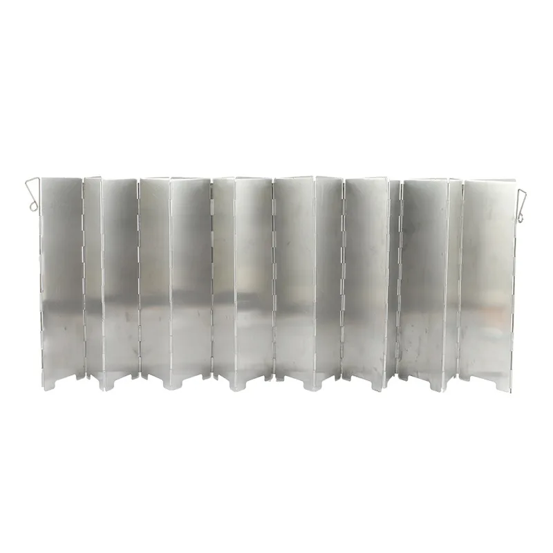 Camping Cooking Windscreen - 12/14/16 Plates Gas Stove Wind Shield