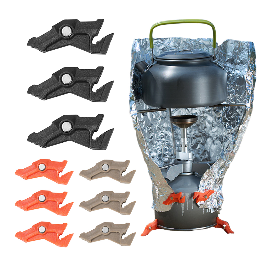 Camping Cooking No Gas - Magnetic Tripod Gas Tank Bracket Multifunctional