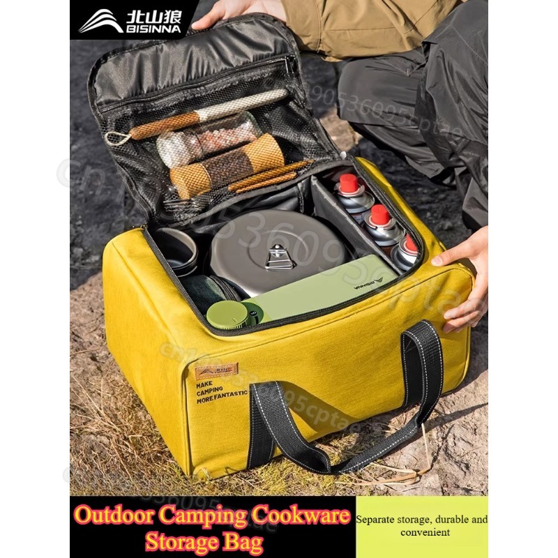 Camping Cooking Set Large - Portable Camping Cookware Set Lightweight Outdoor