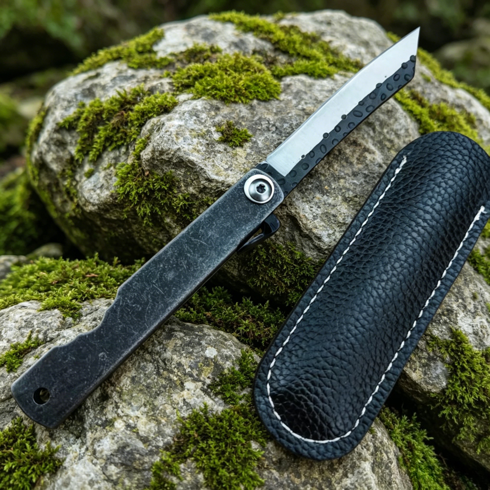 Camping Cooking Knife With Sheath - Multi-functional Camping Picnic Cooking Knife Higonokami