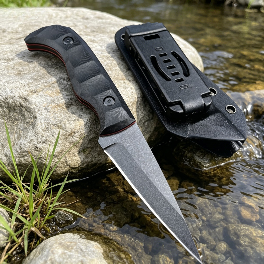 Camping Cooking Knife With Sheath - Camping Picnic Cooking Straight Knife with