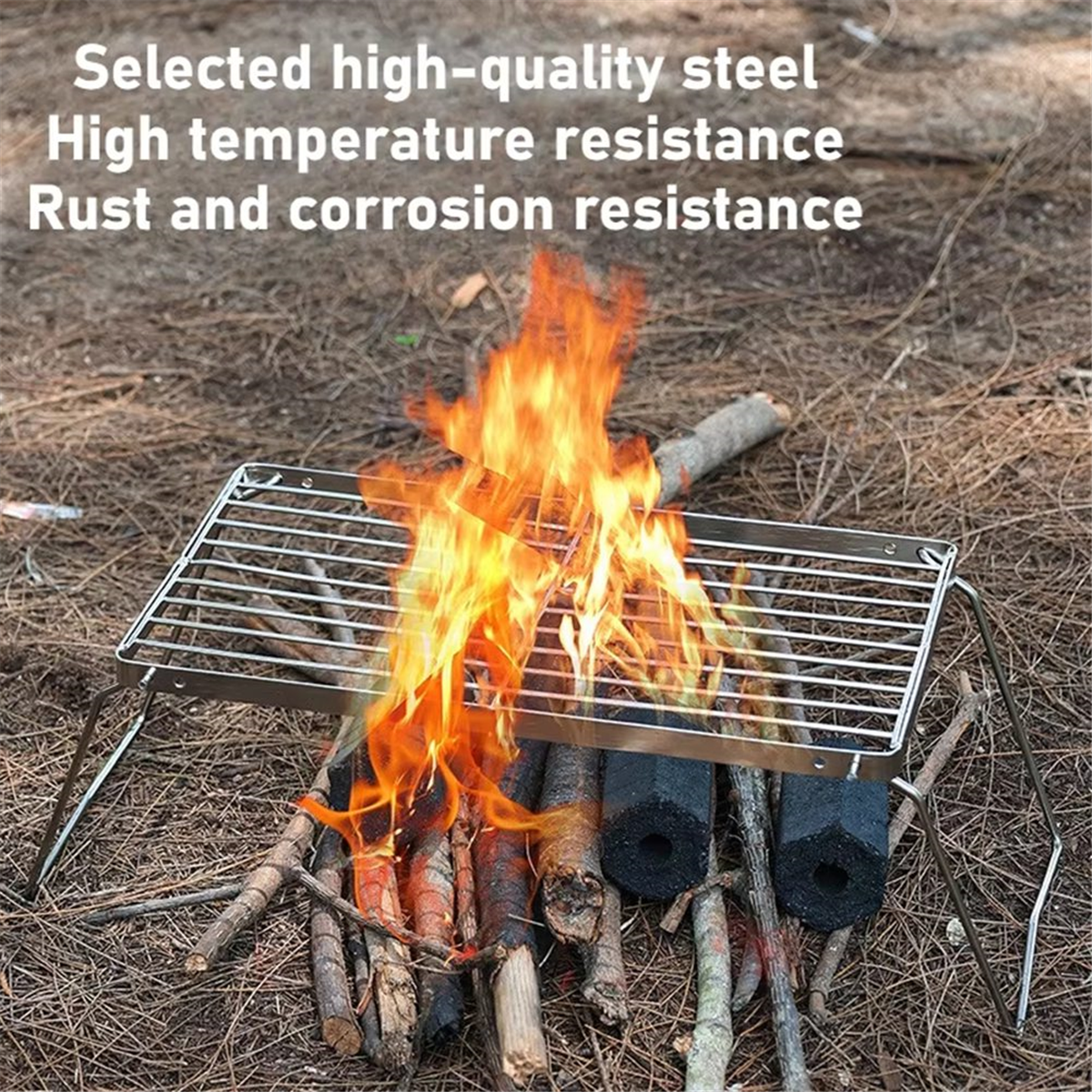 Camping Cooking Equipment Electric - NEW Portable Stainless Steel Camping Grill,Light-Weight