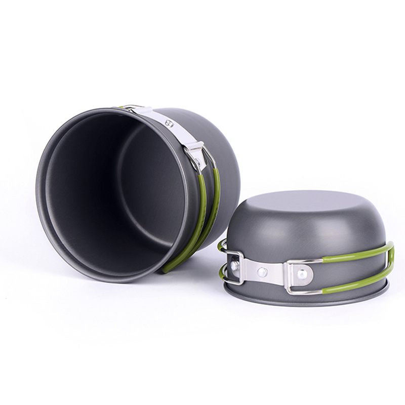 Ultralight Camping Pot Set: Ca - مراجعة Camping Cooking Mess Kit وسعره