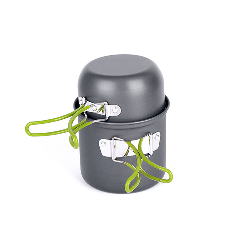 Ultralight Camping Pot Set: Ca - مراجعة Camping Cooking Mess Kit وسعره