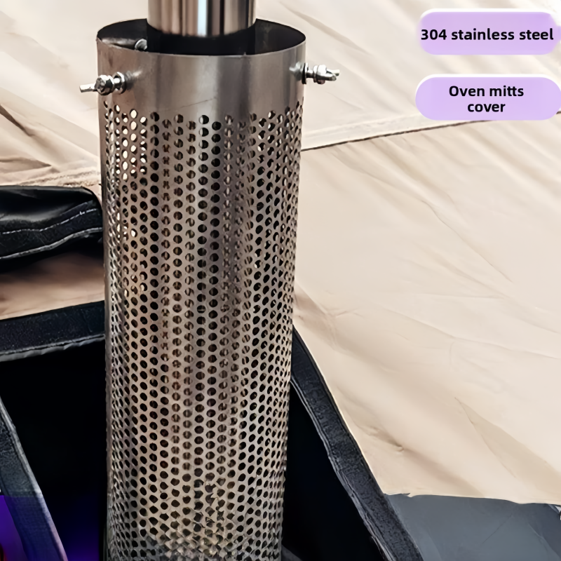 Camping Stove Pipe Stainless S - مراجعة Camping Cooking Cover وسعره