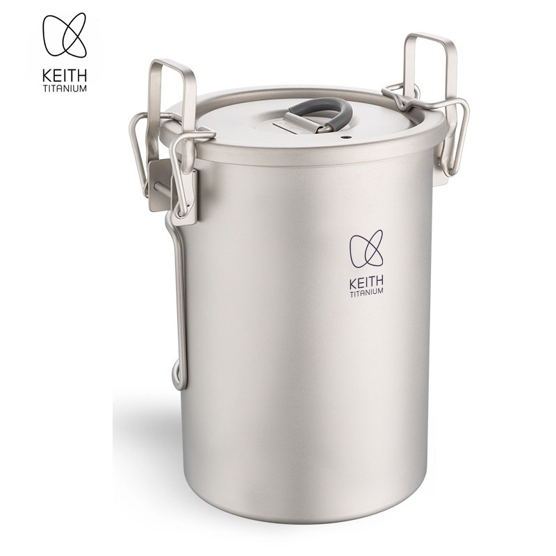KEITH Pure Titanium Rice Cooke - مراجعة Camping Cooking Pot وسعره