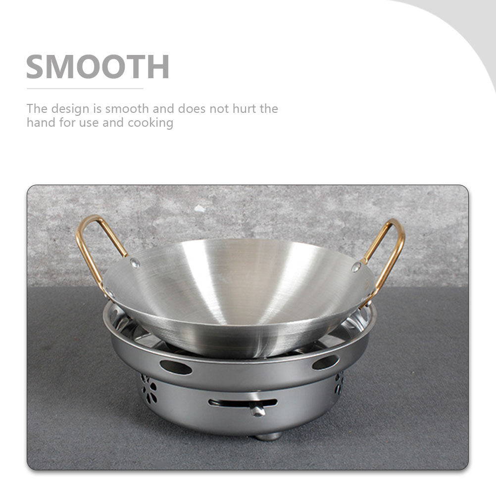 Double Ear Stainless Steel Dry - مراجعة Camping Double Cooking Stove وسعره