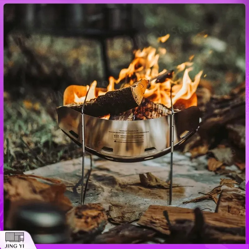 Ultralight Foldable Camping St - مراجعة Camping Cooking Fire Pit وسعره