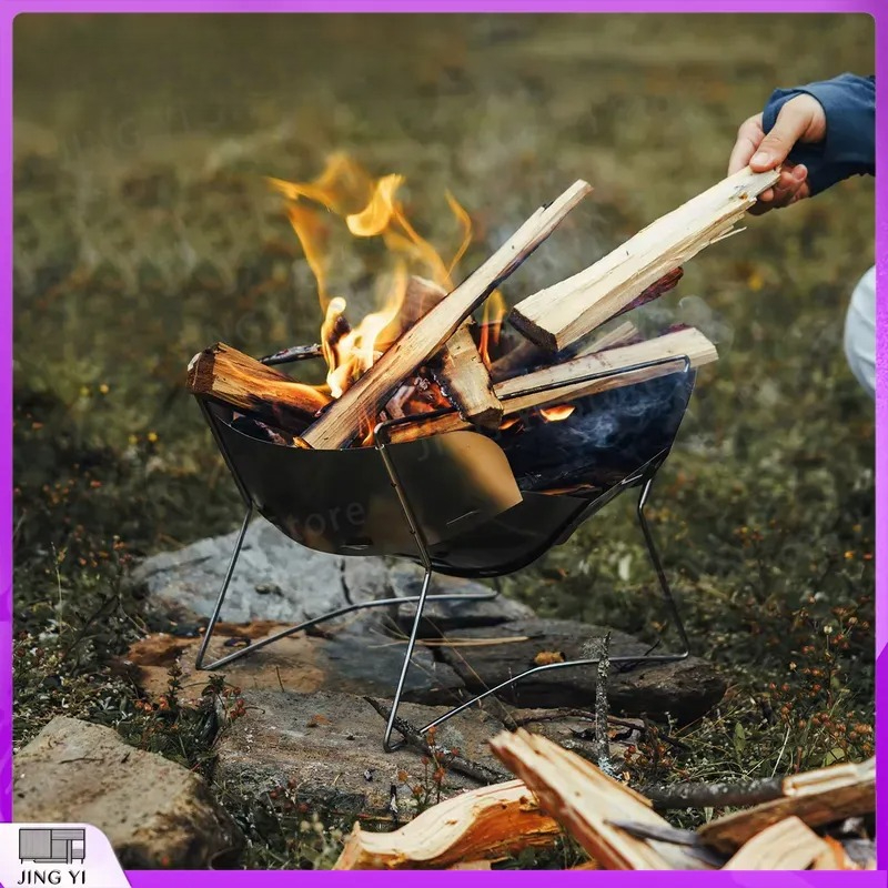 Ultralight Foldable Camping St - مراجعة Camping Cooking Fire Pit وسعره
