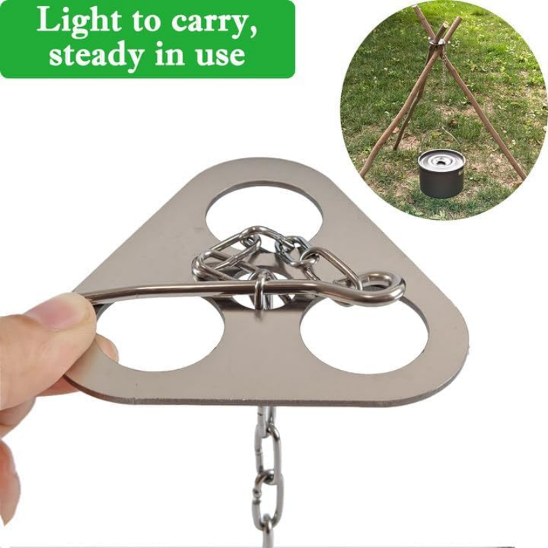 Compact Camping Tripod Grill B - مراجعة Camping Cooking Tripod وسعره