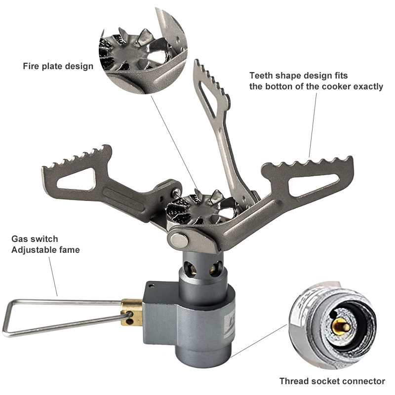 BRS Outdoor Gas Stove Mini Cam - مراجعة Camping Cooking No Gas وسعره
