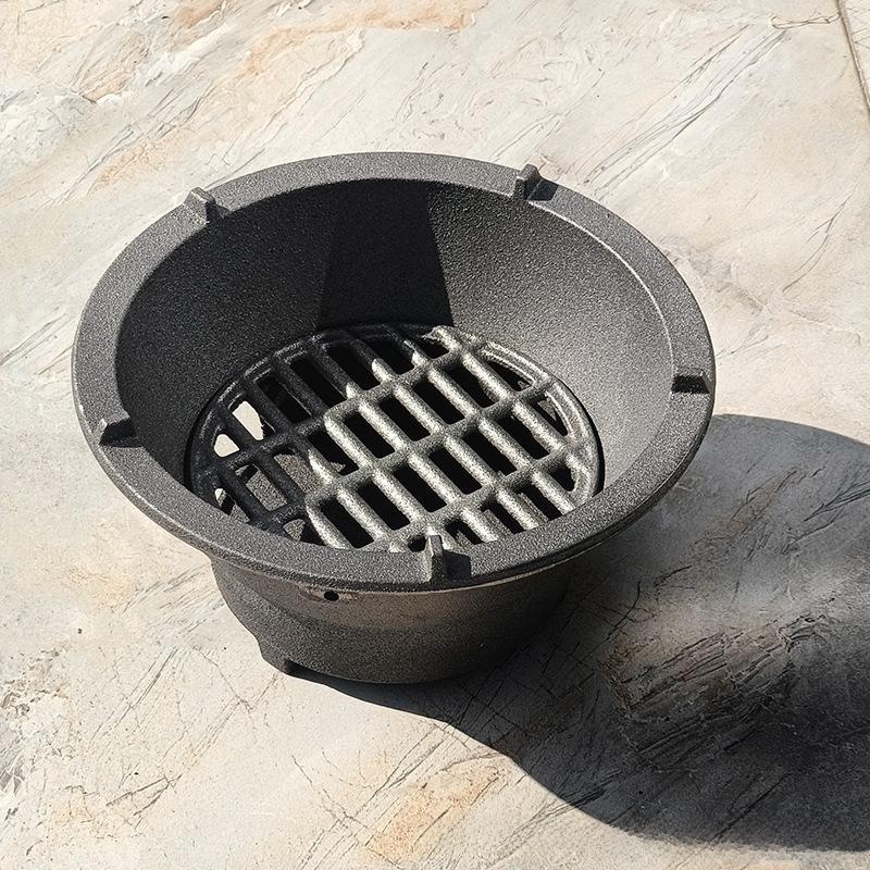 Traditional Cast Iron Carbon S - مراجعة Camping Cooking Fire Pit وسعره