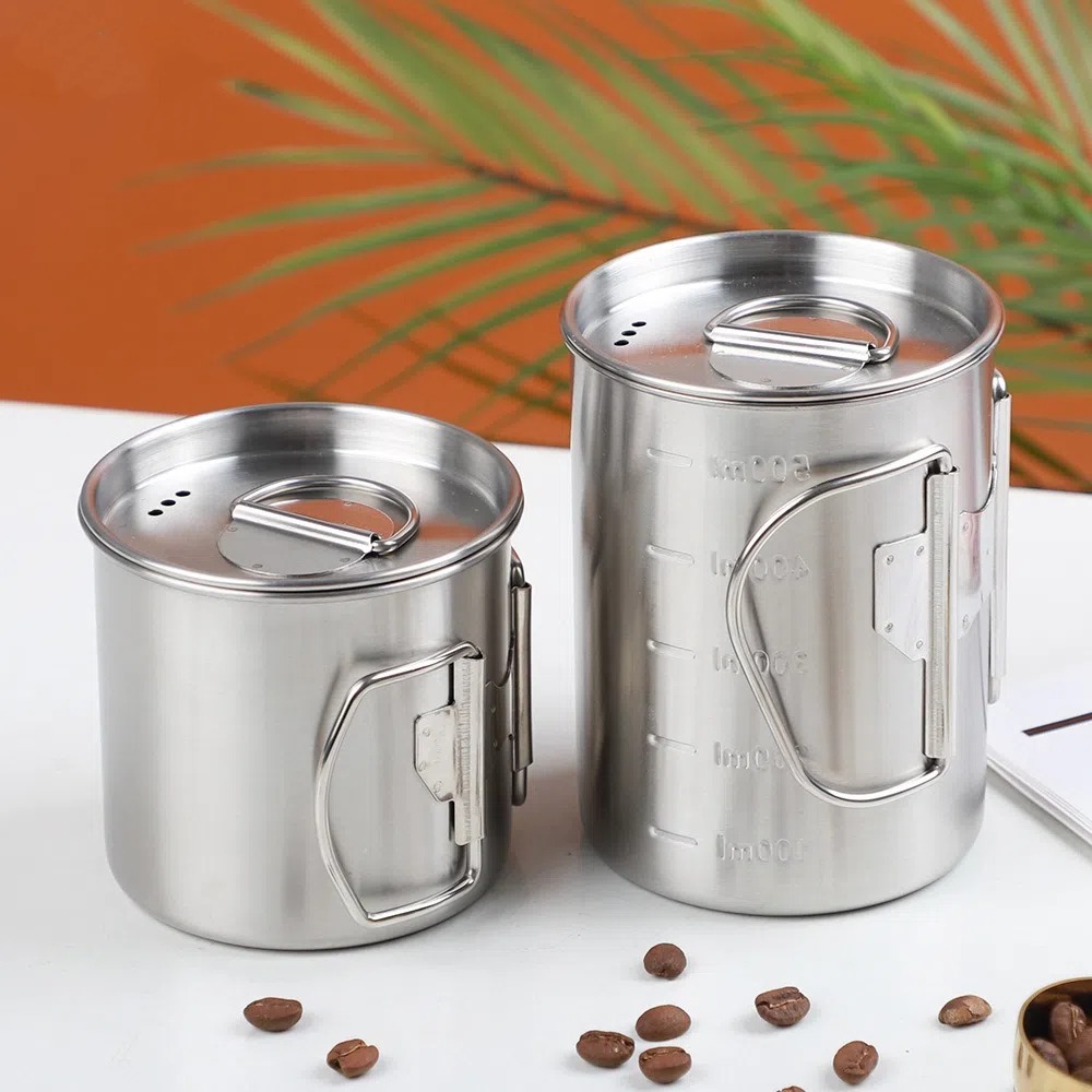 Outdoor Stainless Steel Campin - مراجعة Camping Cooking Mug وسعره