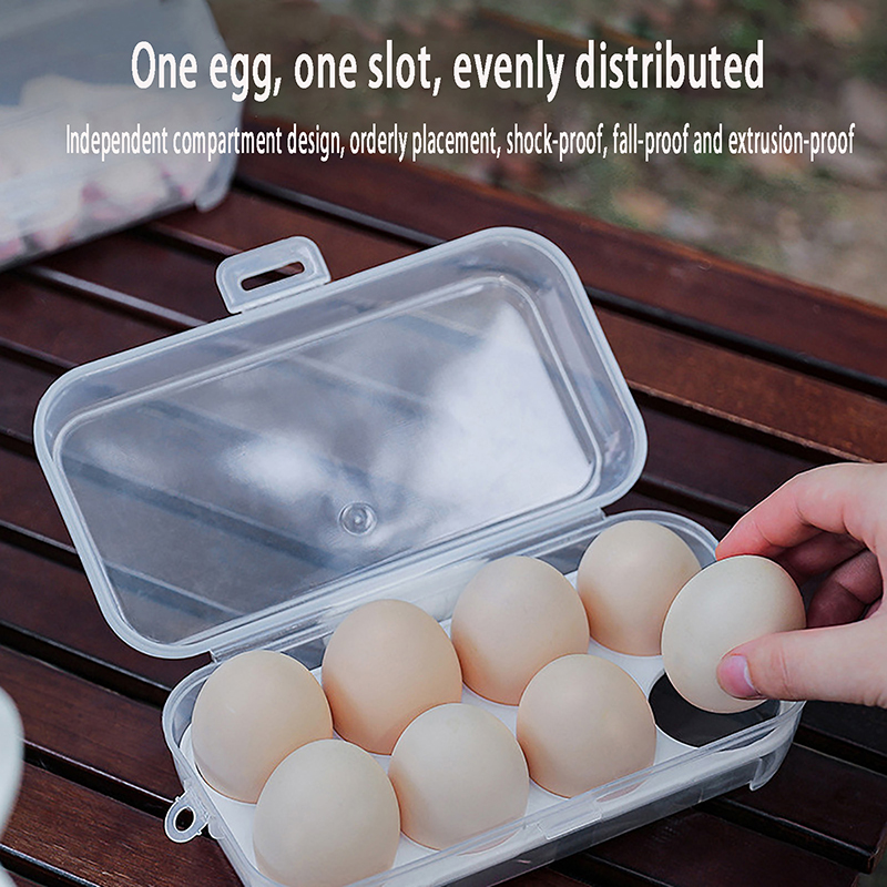 3/4/8 Grids Egg Holder Contain - مراجعة Camping Cooking Cover وسعره