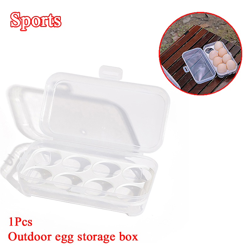3/4/8 Grids Egg Holder Contain - مراجعة Camping Cooking Cover وسعره