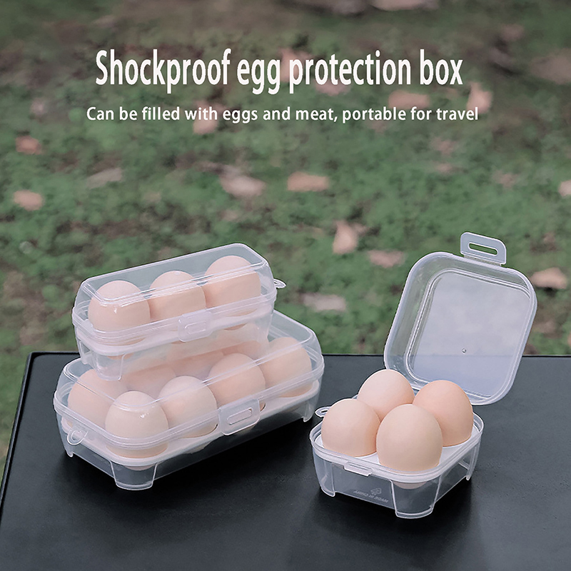3/4/8 Grids Egg Holder Contain - مراجعة Camping Cooking Cover وسعره