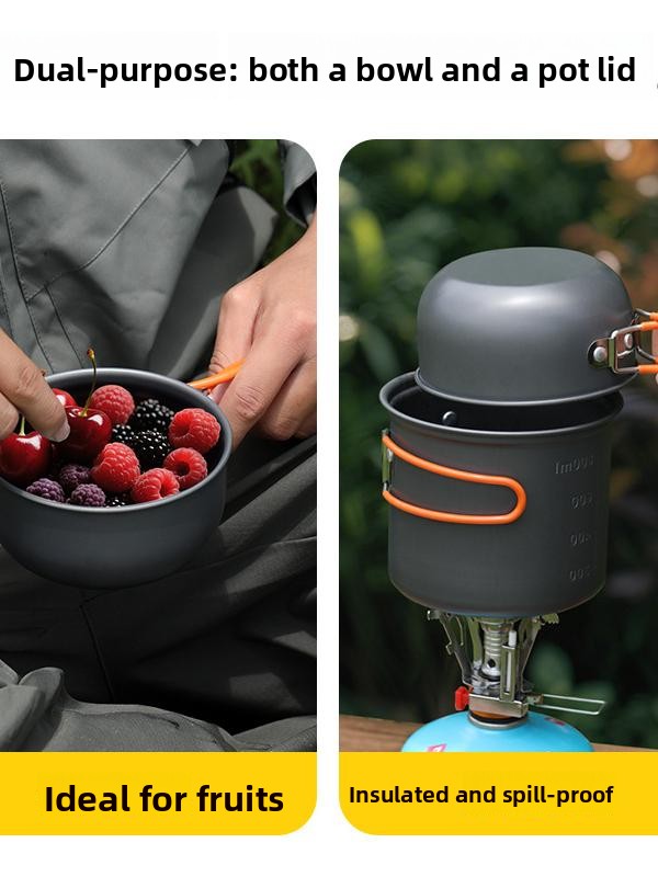 Portable Outdoor Camping Cooki - مراجعة Camping Cooking Essentials Kit وسعره