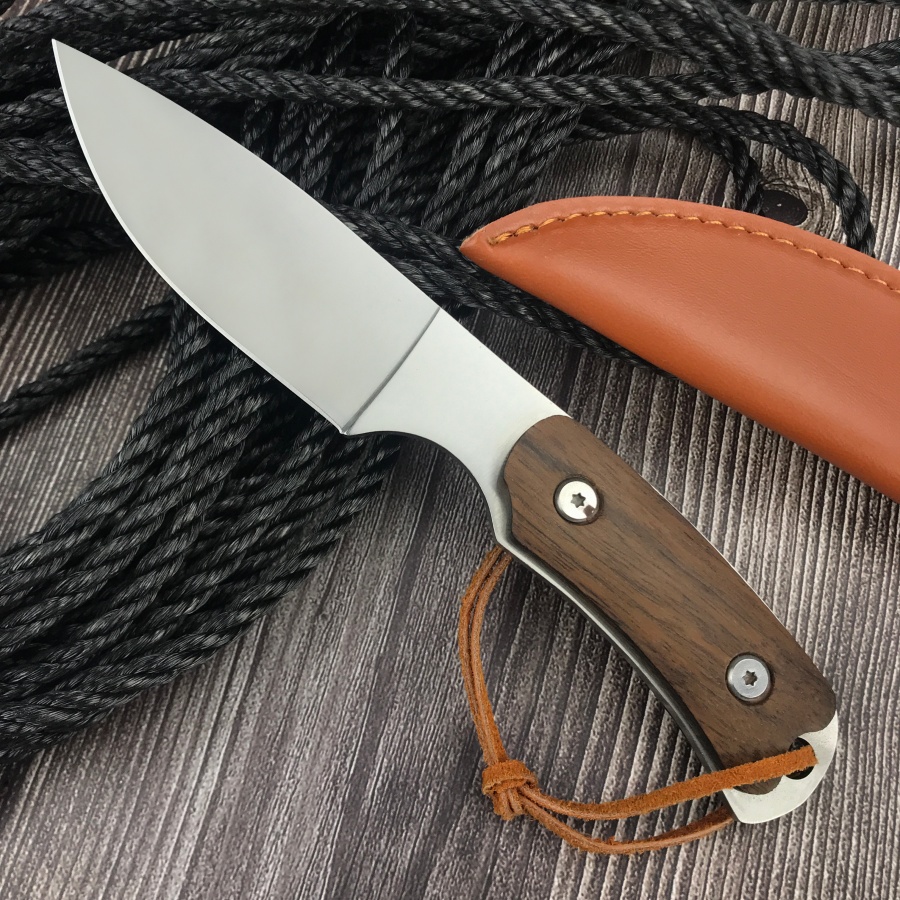 Handmade Lightweight Wood Hand - مراجعة Camping Cooking Knife With Sheath وسعره