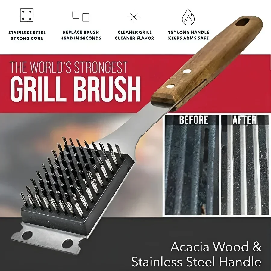 TRALOW Stainless Steel BBQ Gri - مراجعة Camping Cooking Griddle وسعره