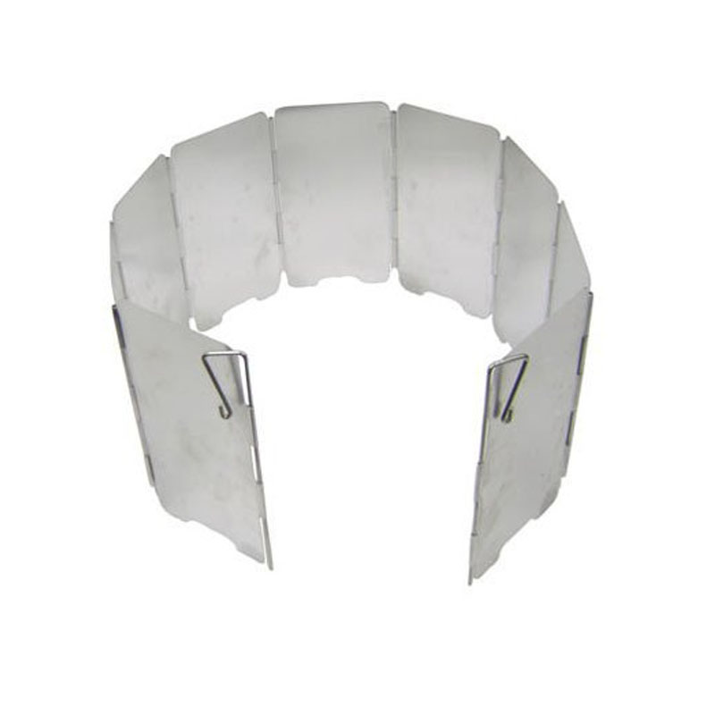 9 Plates Gas Stove Wind Shield - مراجعة Camping Cooking Windscreen وسعره