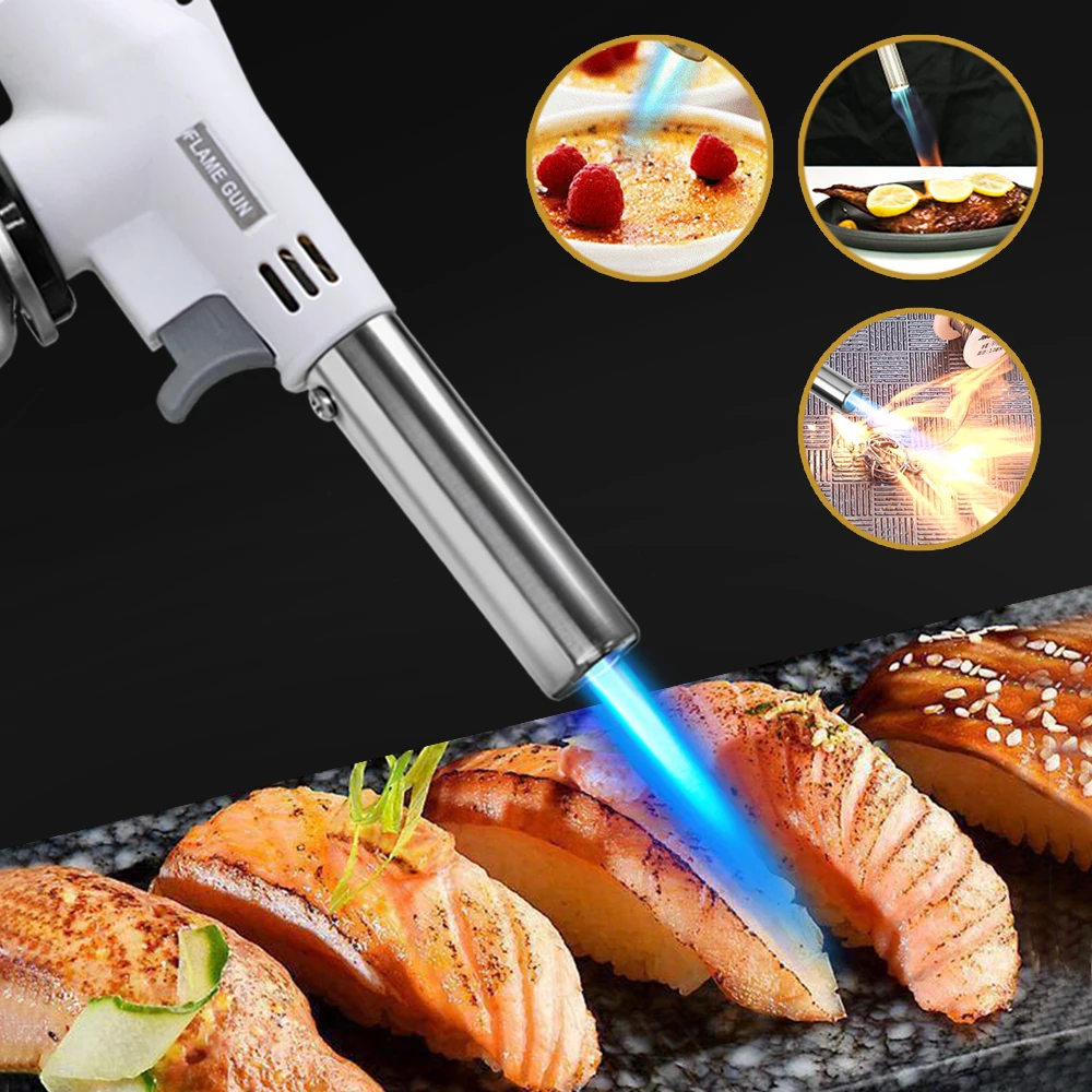 Portable Metal Flame Gun Butan - مراجعة Camping Cooking No Gas وسعره