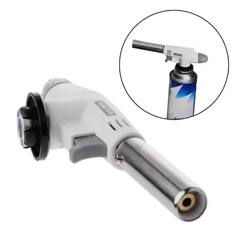 Portable Metal Flame Gun Butan - مراجعة Camping Cooking No Gas وسعره