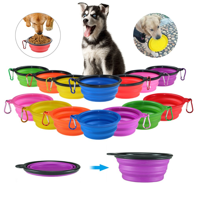 350ML Foldable Silicone Pet Bo - مراجعة Camping Cooking Dishes وسعره