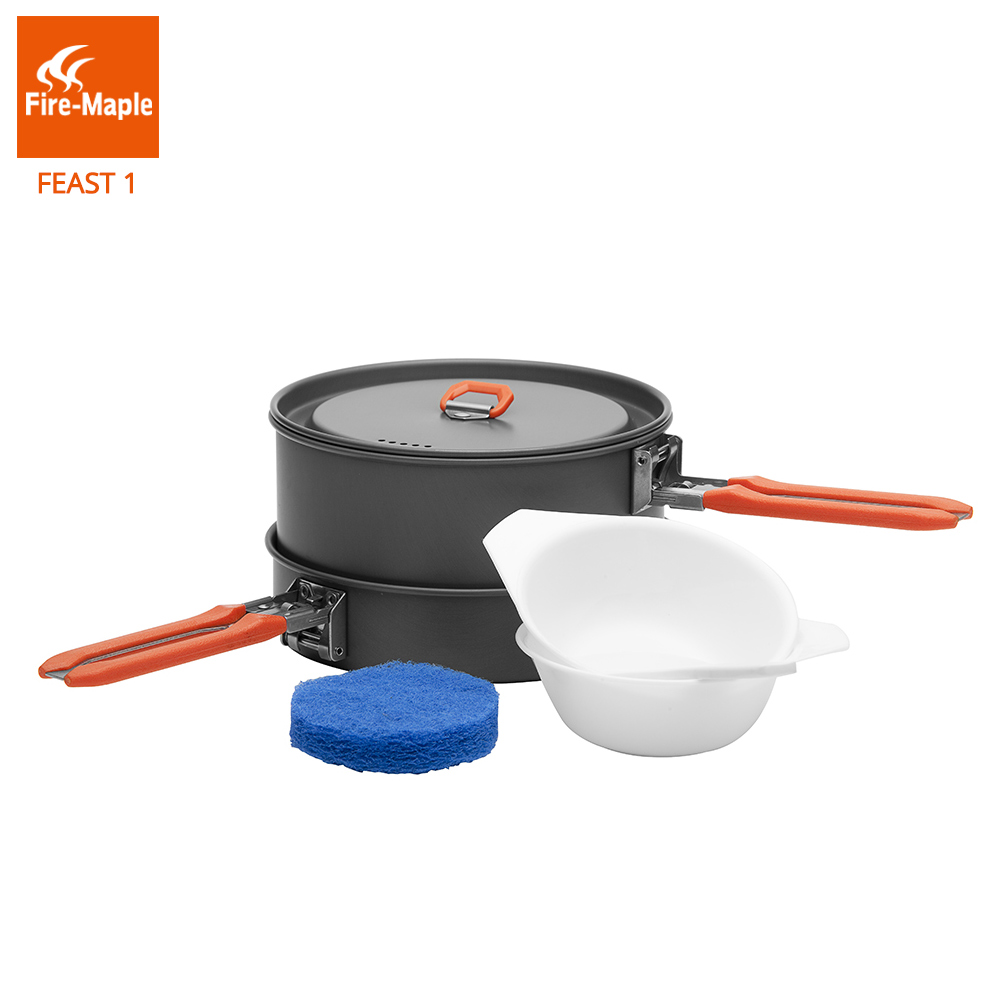Fire Maple Feast 1 Outdoor Cam - مراجعة Camping Cooking Set Large وسعره