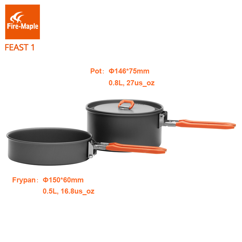 Fire Maple Feast 1 Outdoor Cam - مراجعة Camping Cooking Set Large وسعره