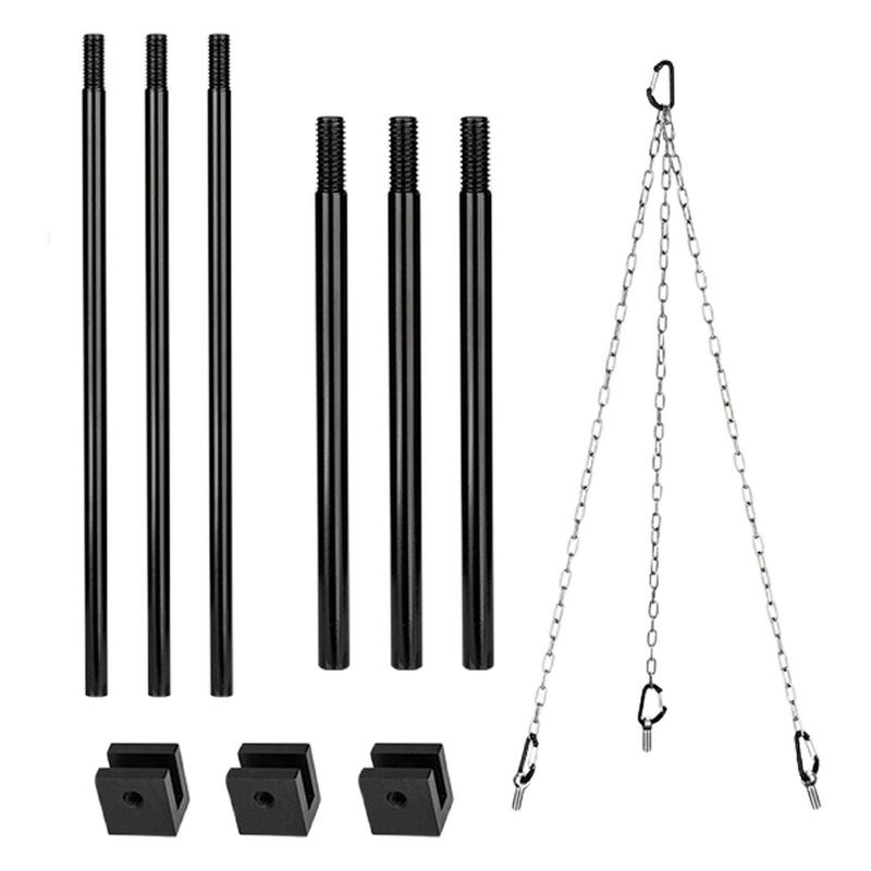 Detachable Grill Vertical Trip - مراجعة Camping Cooking Tripod وسعره