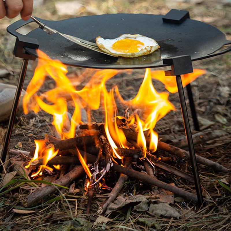 Detachable Grill Vertical Trip - مراجعة Camping Cooking Tripod وسعره