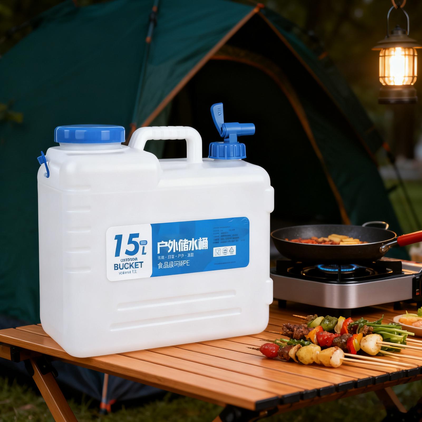 15L Drinking Water Bucket Stor - مراجعة Camping Cooking And Drinking وسعره