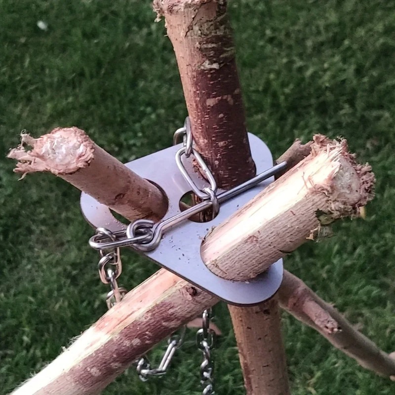 Outdoor BBQ Tripod Portable De - مراجعة Camping Cooking Tripod وسعره