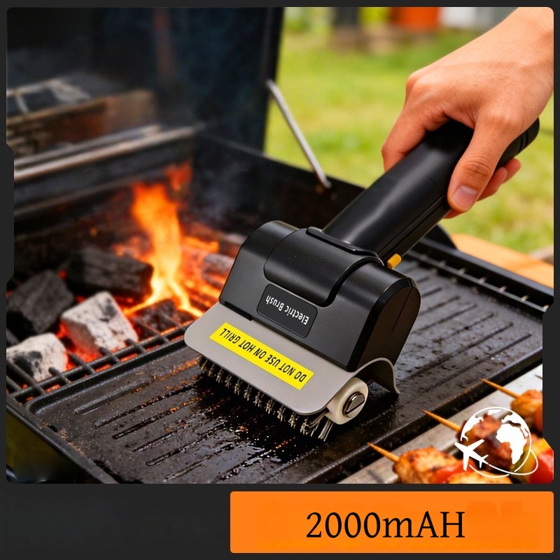 JUSTINLAU Electric Grill Brush - مراجعة Camping Cooking Griddle وسعره