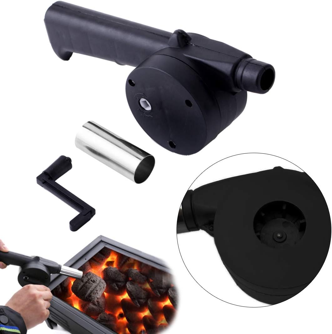BBQ Fan Air Blower Fast Fire S - مراجعة Camping Cooking Griddle وسعره