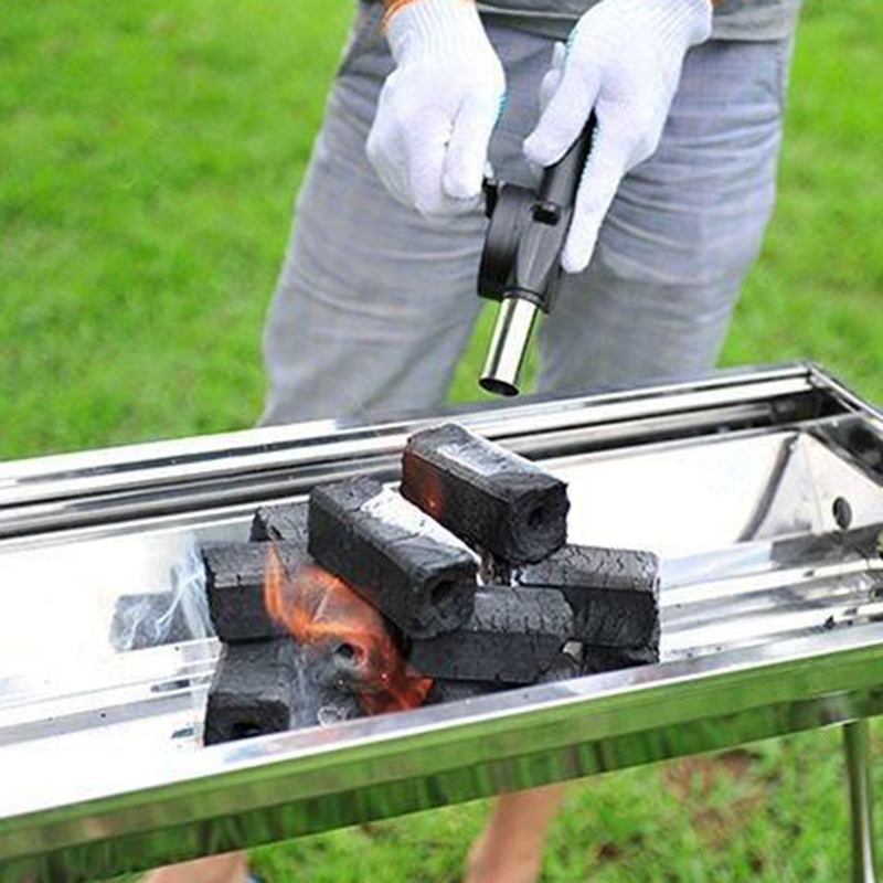 BBQ Fan Air Blower Fast Fire S - مراجعة Camping Cooking Griddle وسعره