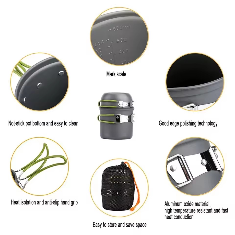 Ultralight Camping Cookware Me - مراجعة Camping Cooking No Gas وسعره