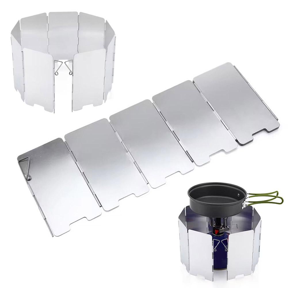Outdoor Foldable Wind Shield C - مراجعة Camping Cooking Windscreen وسعره