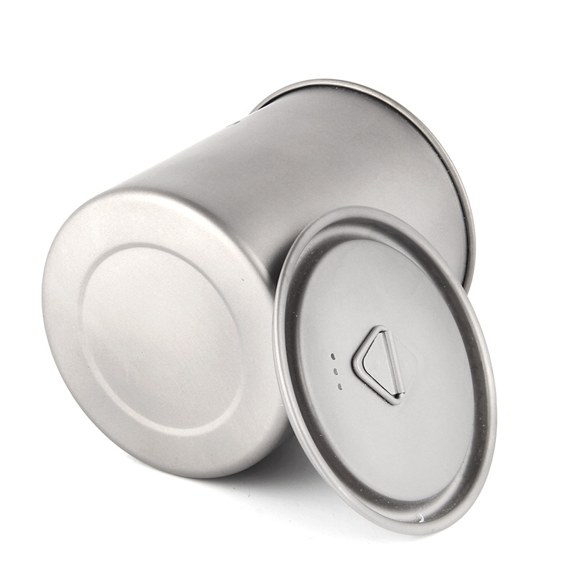 New Camping Titanium Cups 300m - مراجعة Camping Cooking Mug وسعره