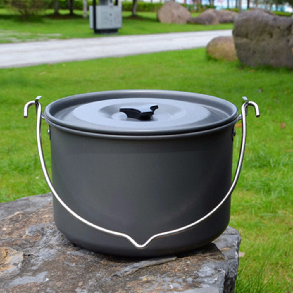 Large Aluminum Camping Hanging - مراجعة Camping Cooking Essentials Kit وسعره