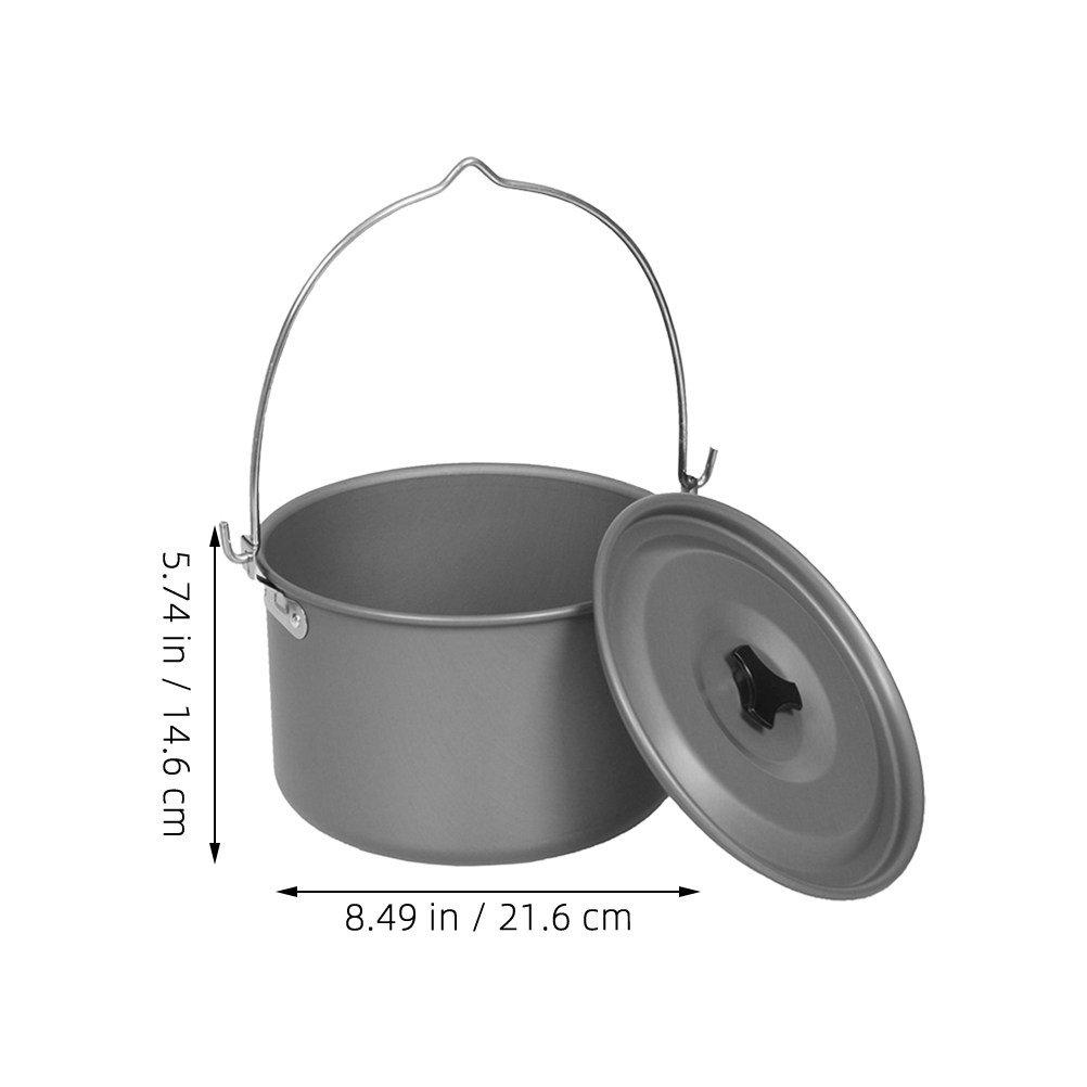 Large Aluminum Camping Hanging - مراجعة Camping Cooking Essentials Kit وسعره