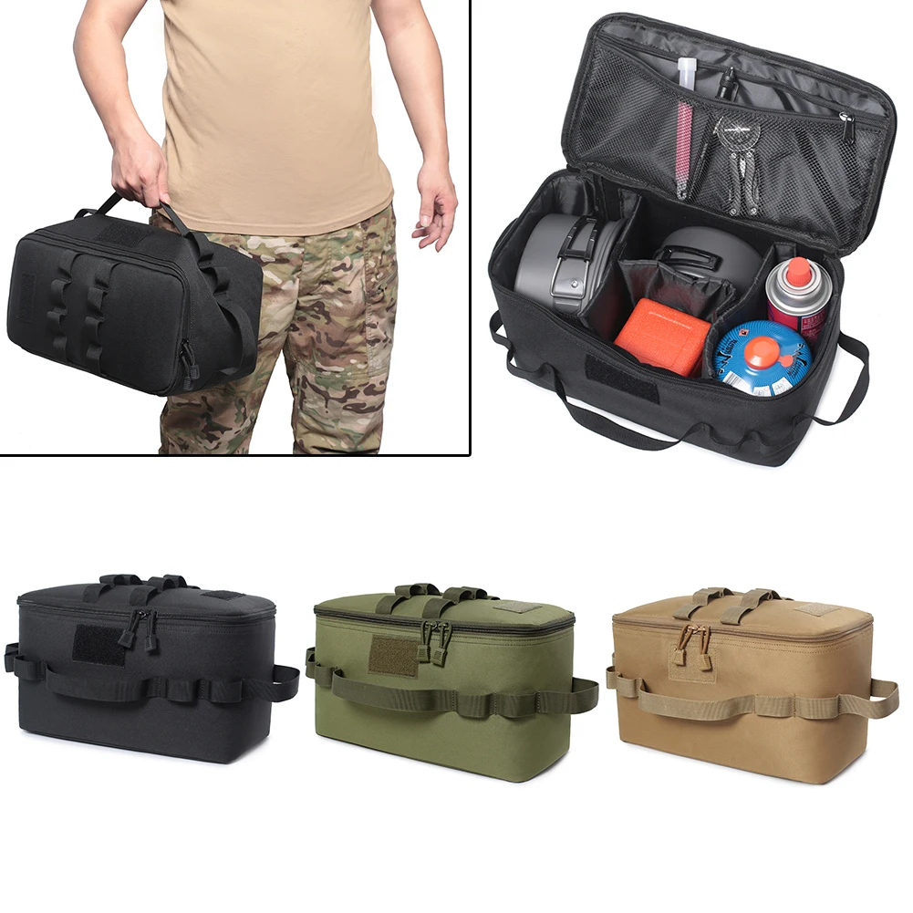 Tactical Pouch Camping Storage - مراجعة Camping Cooking No Gas وسعره