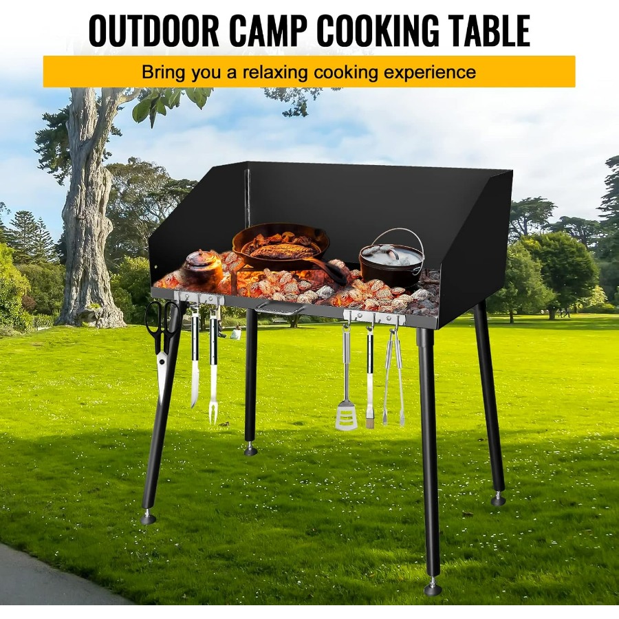 30 x 16 Inch Carbon Steel Dutc - مراجعة Camping Cooking Windscreen وسعره