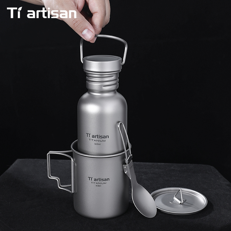 Tiartisan Titanium Cookware 3- - مراجعة Camping Cooking Roll وسعره