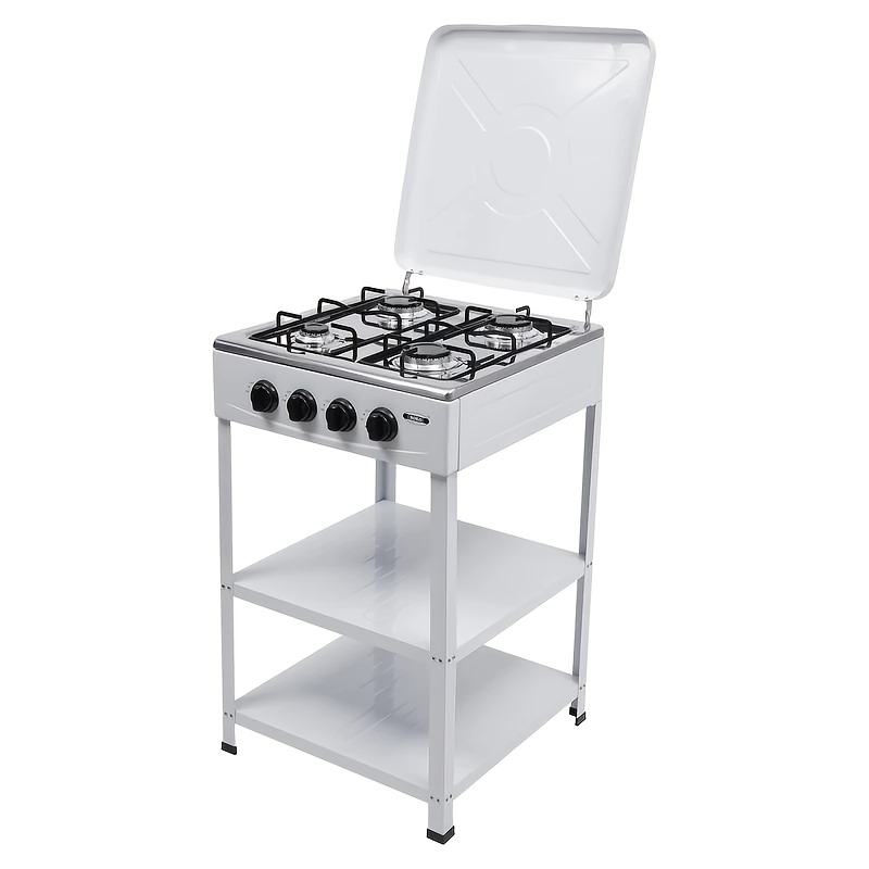 4-Burner Portable Gas Camping  - مراجعة Camping Double Cooking Stove وسعره
