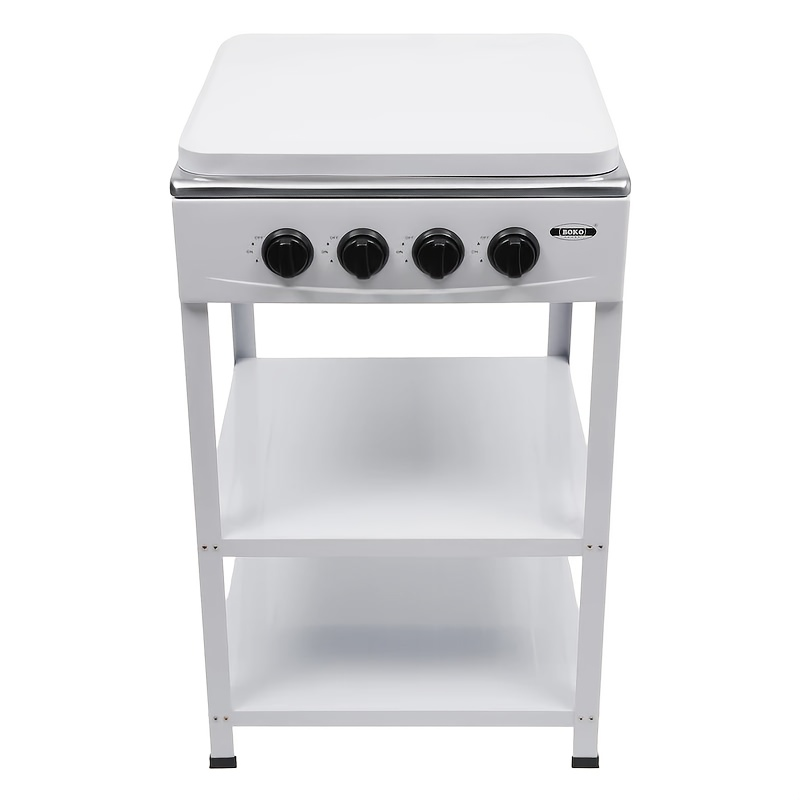 4-Burner Portable Gas Camping  - مراجعة Camping Double Cooking Stove وسعره